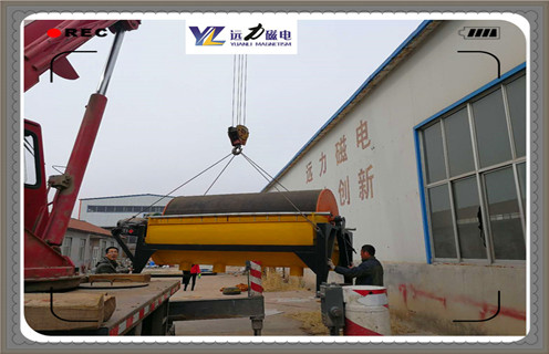 永磁筒式磁選機，湖北CTB-718永磁筒式磁選機優(yōu)缺點_磁鐵如何分布_湖北CTB-718永磁筒式磁選機優(yōu)缺點不吸鐵如何處理